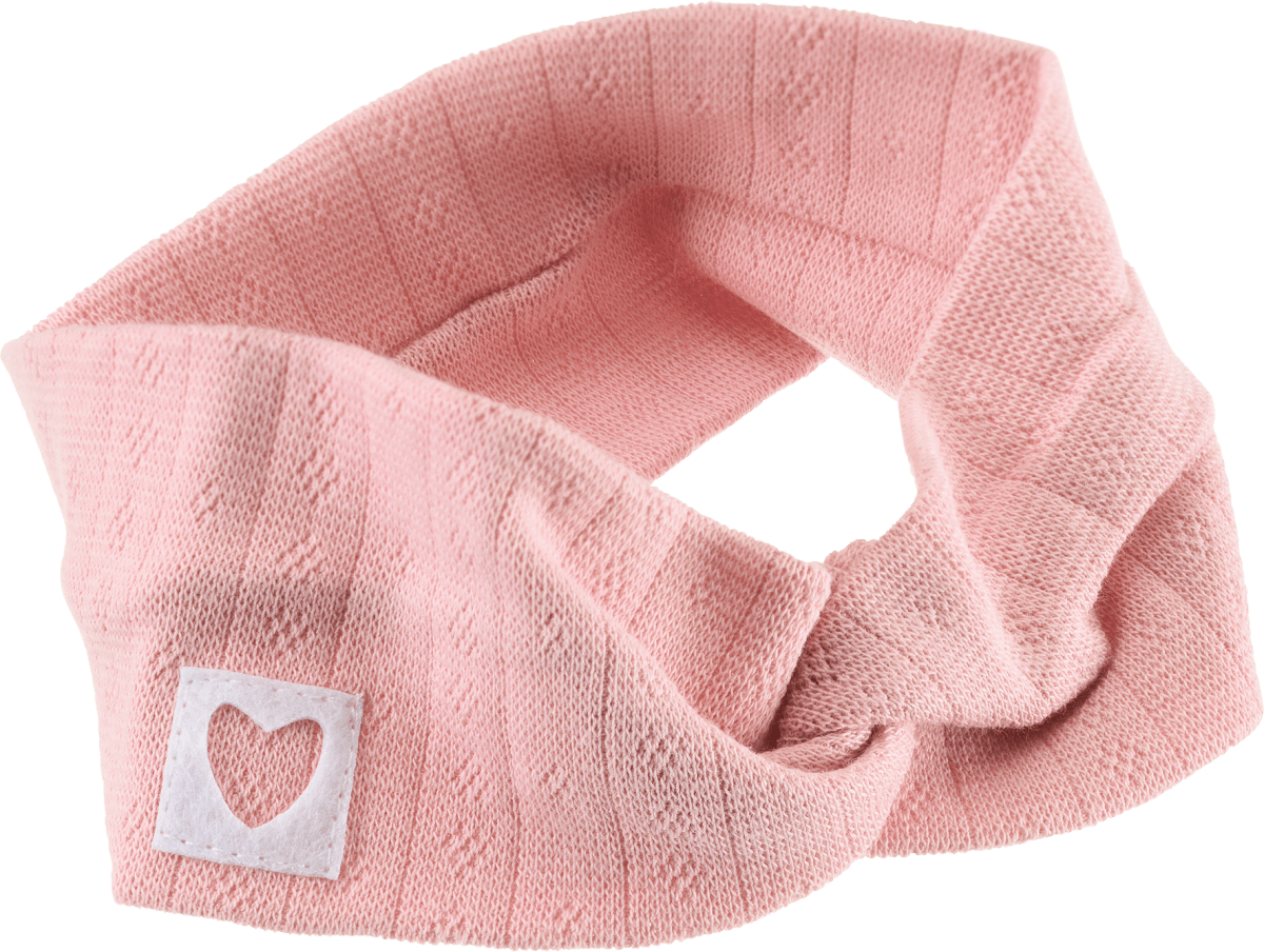 Haarband Bio Baumwolle rosa, 1 St