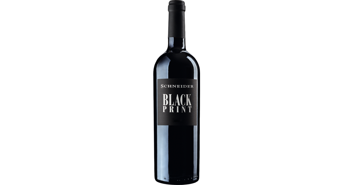 Black Print Rotwein