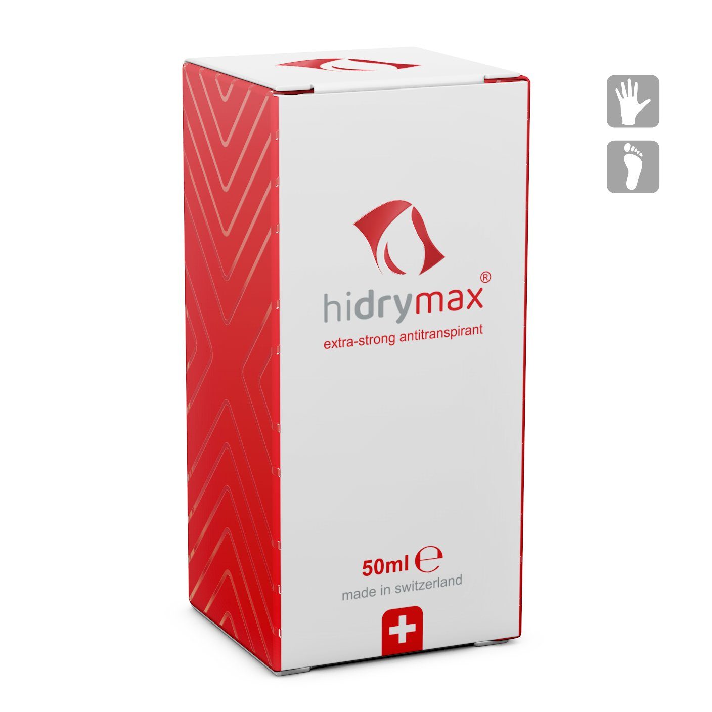 hidry Deo-Creme hidry®max Antitranspirant 50 ml, flüssig, schweißhemmend, geruchsreduzierend