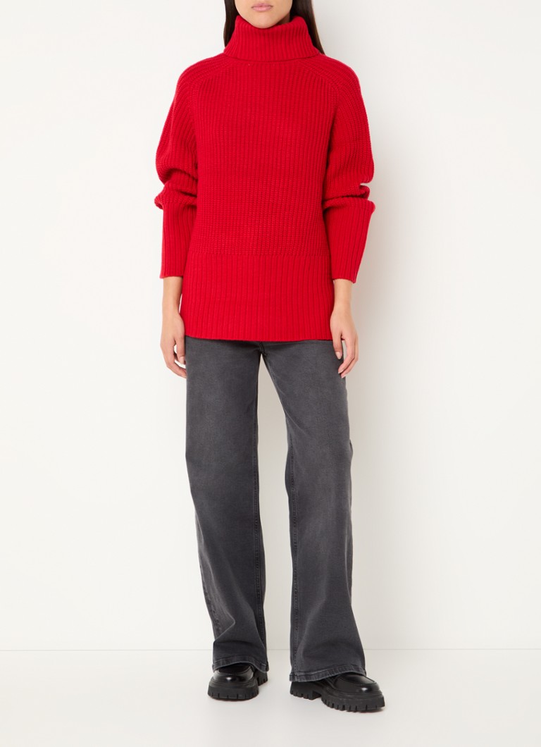 Maglione a collo alto in misto lana a maglia grossa Neo Black Maggie