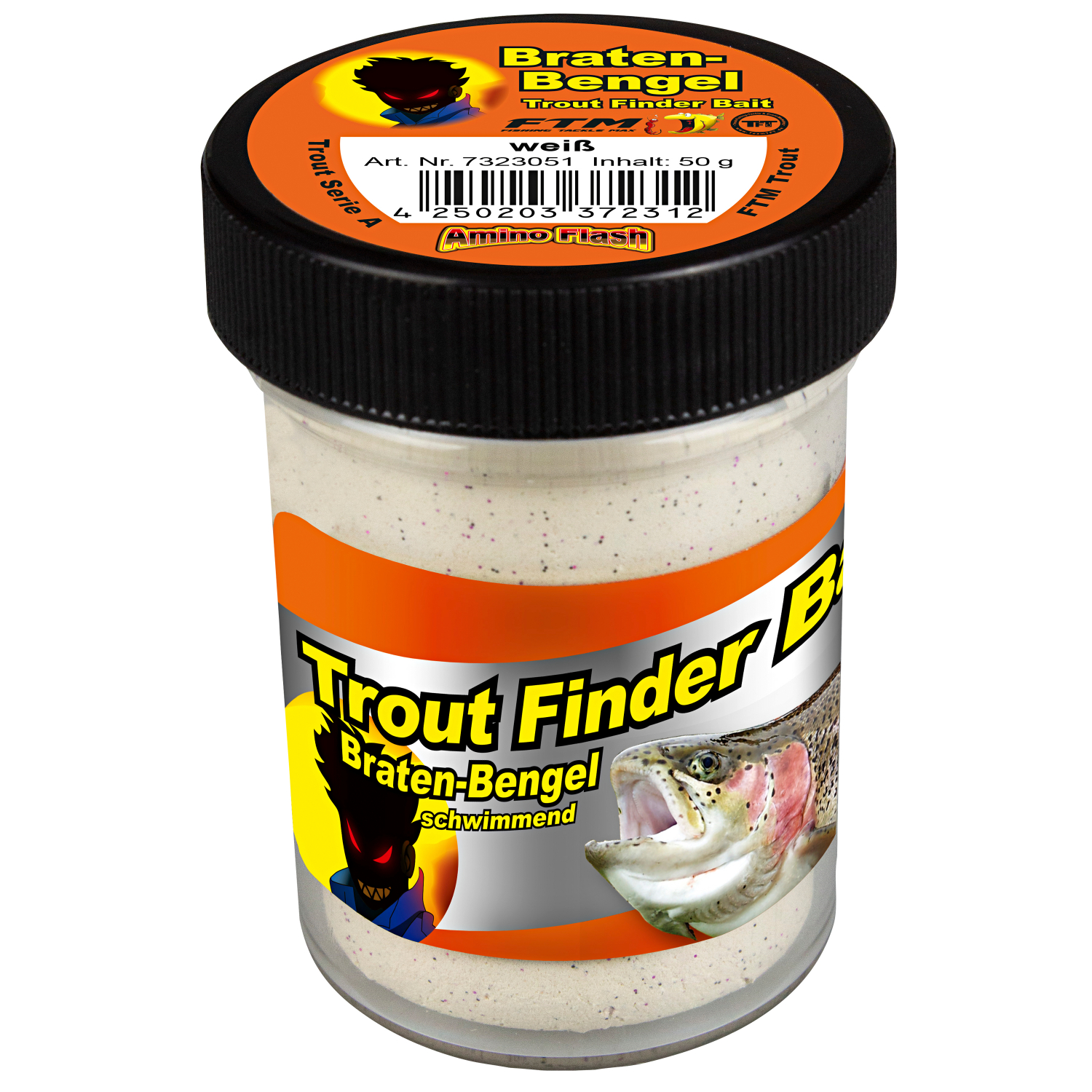 FTM Trout Finder Bait Braten Bengel (weiß)