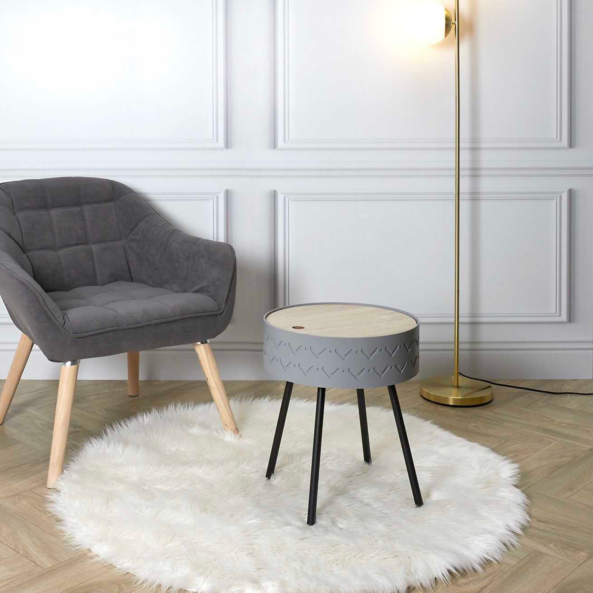 Table d’appoint-coffre déco