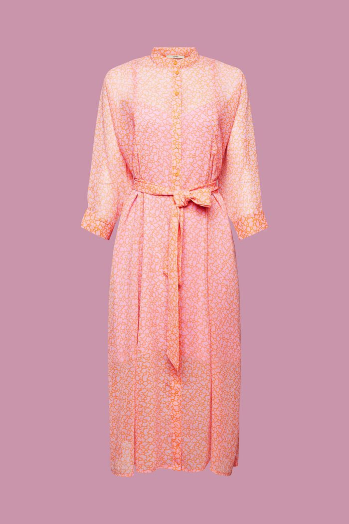 Midikleid mit Allover-Muster