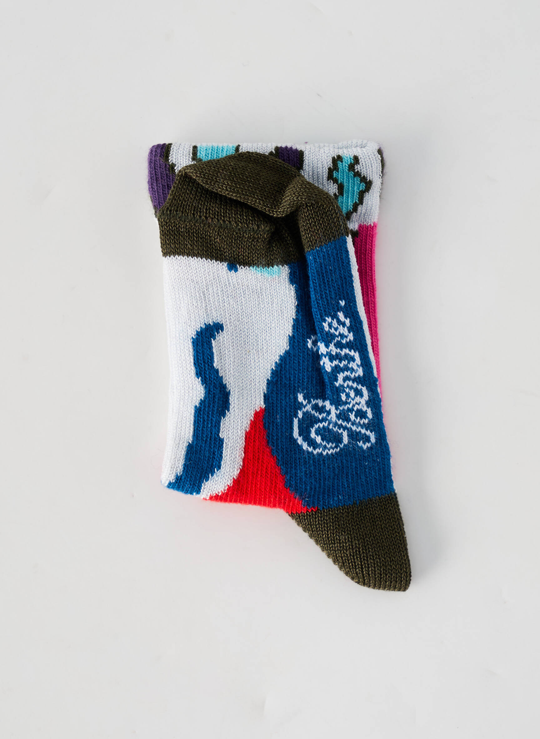 Berthe Aux Grands Pieds Chaussette Enfant couleur vert