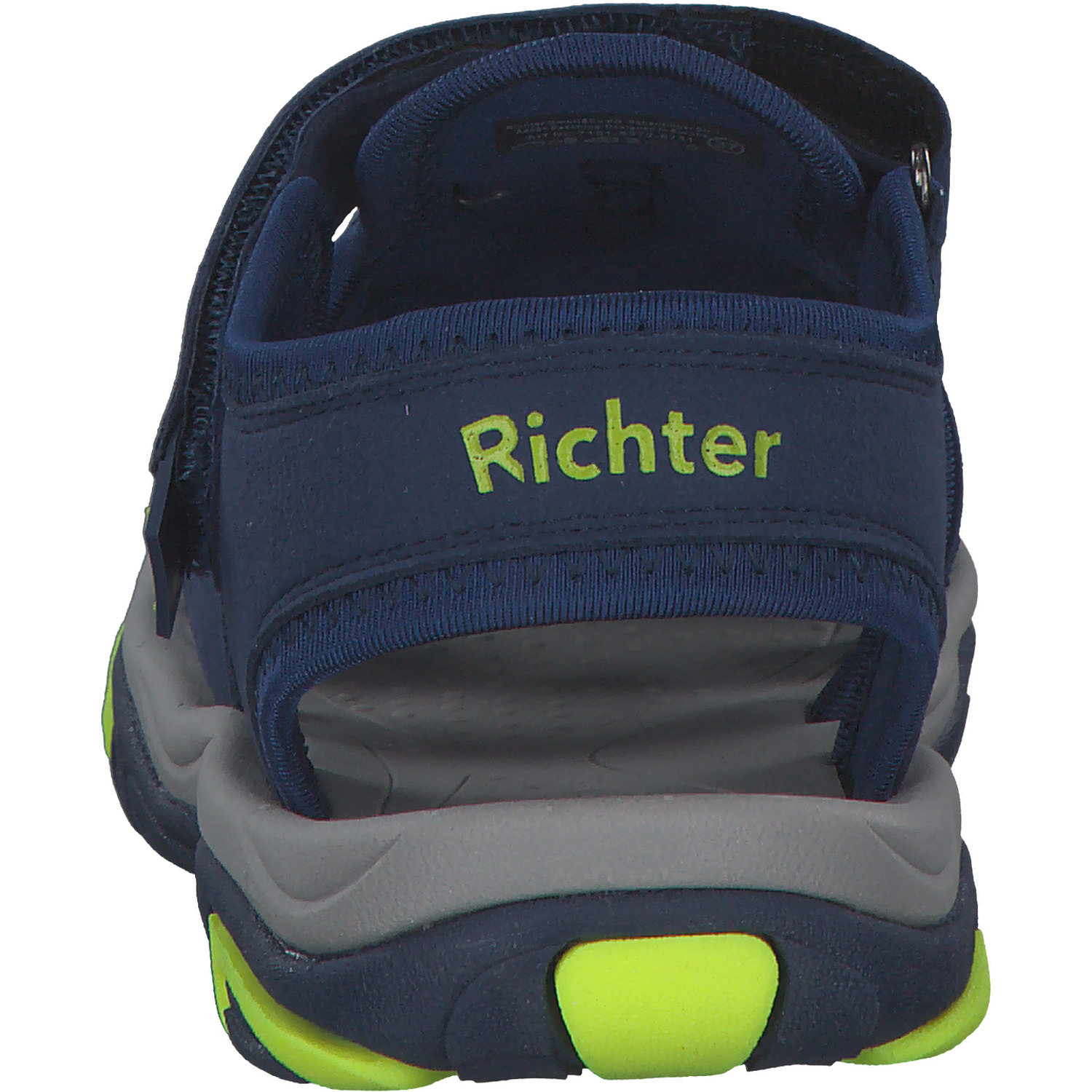 Richter 7151, Sandalen (Kinder), Kinder, nautia/blue/neonlime