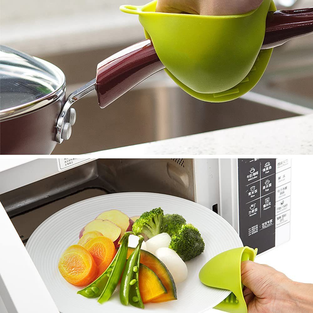 JedBesetzt Topflappen Hitzebeständig zum Kochen Backen Schützen Sie die Finger