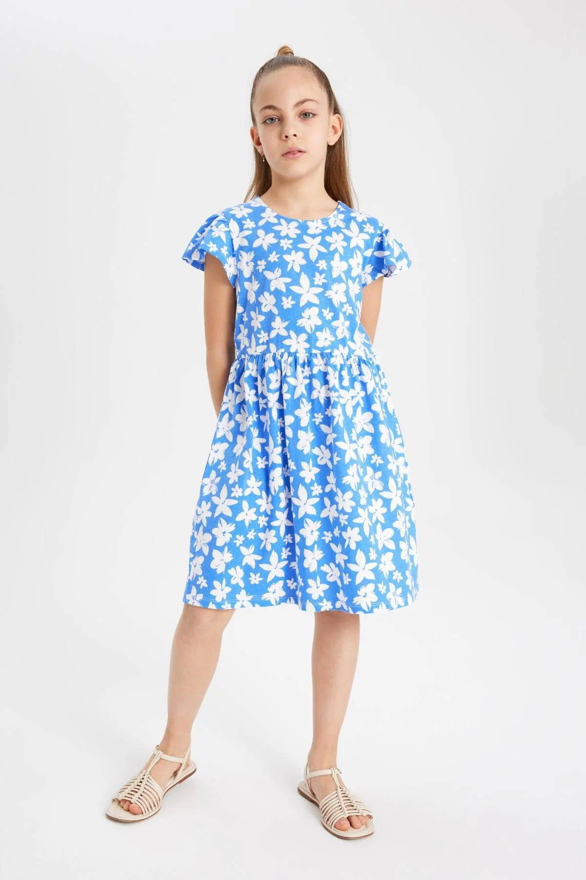 DeFacto  Kleid - Blau - A-Linie