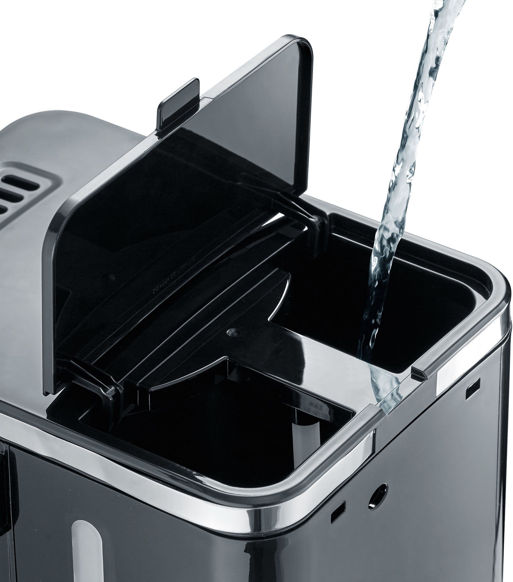 Graef Filterkaffeemaschine FK 512, 1l Kaffeekanne, Korbfilter 1x4, mit Timer und Thermokanne