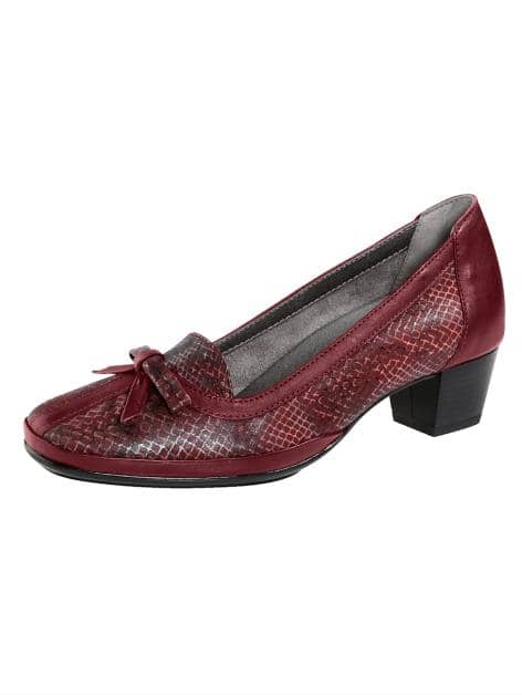 Pumps aus superflexiblem Leder