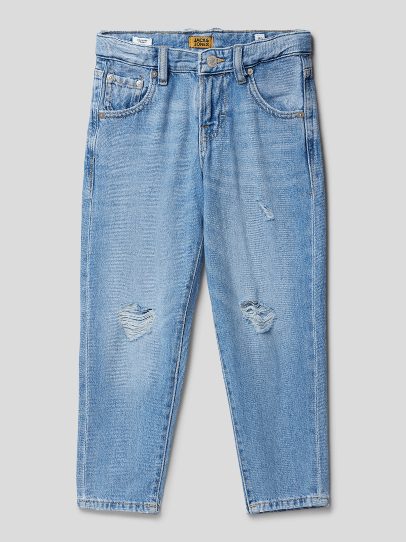 Jeans im Destroyed-Look Modell 'FRANK' in blau