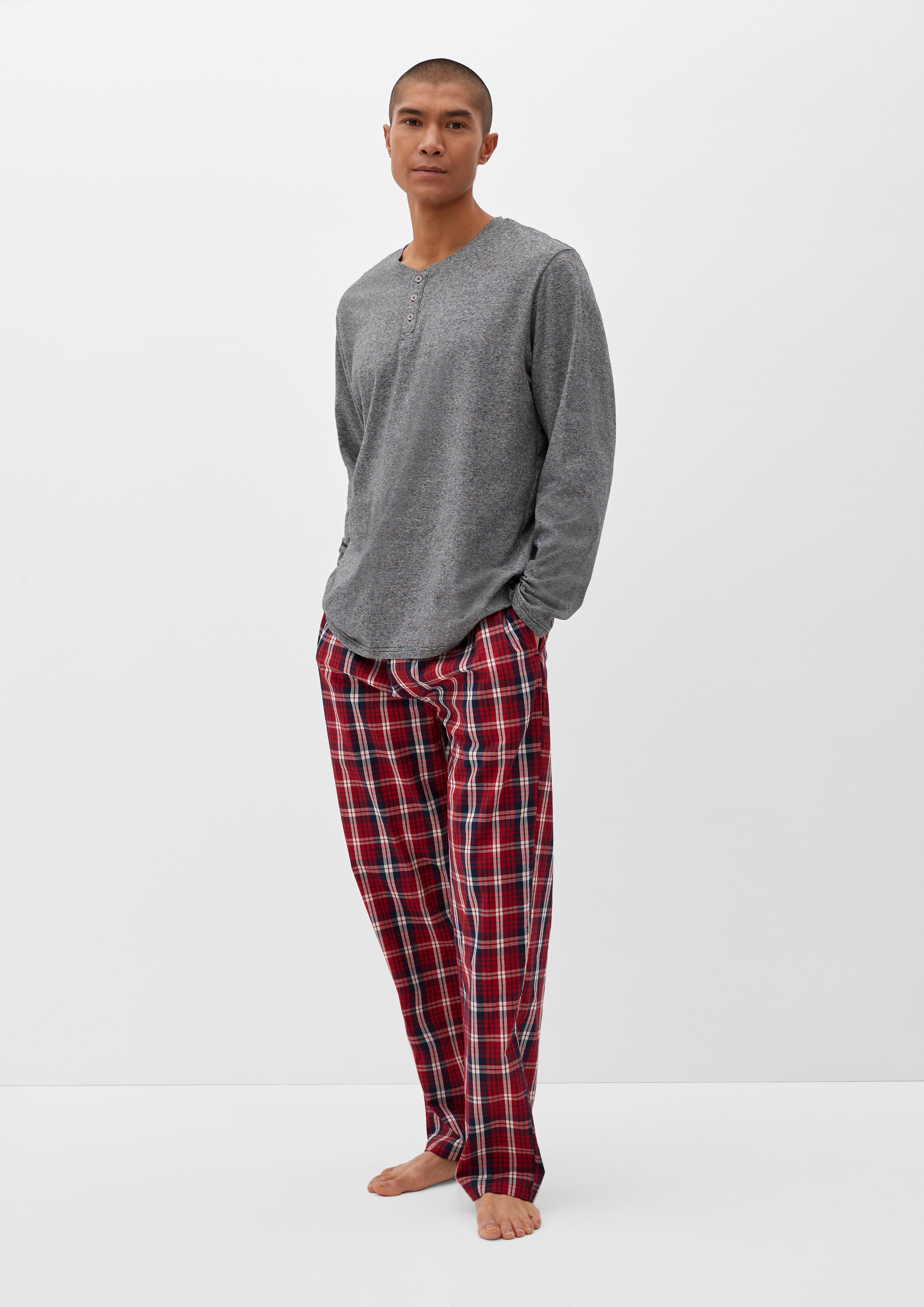 Pyjamahose mit Labelbund  6008113-30N1