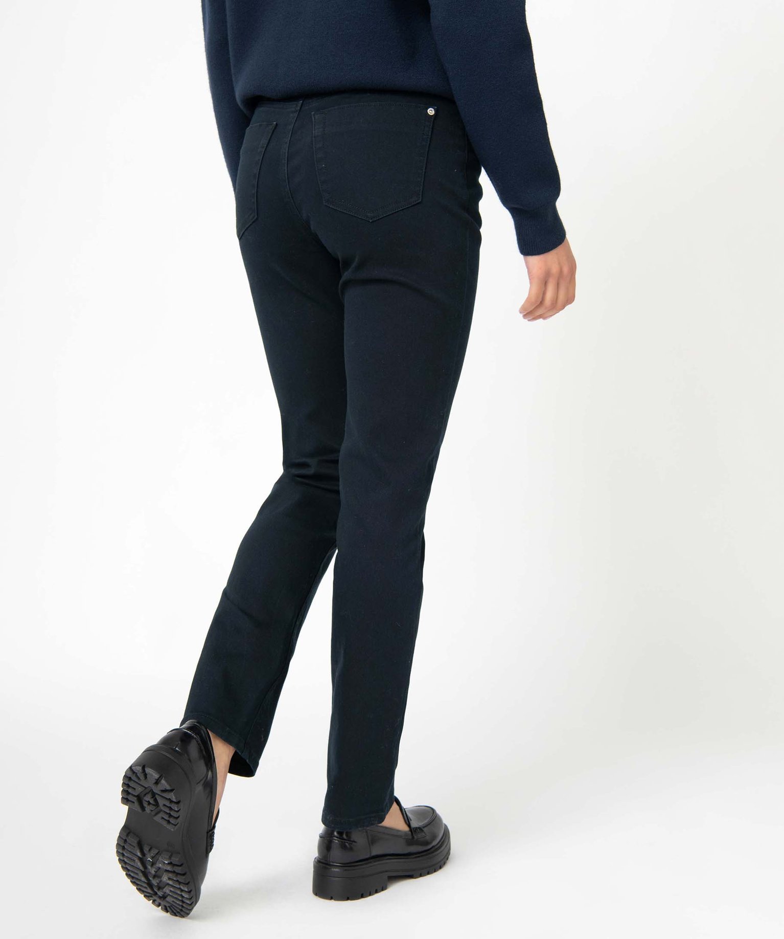 Pantalon femme coupe Regular - Longueur L26 noir | GEMO