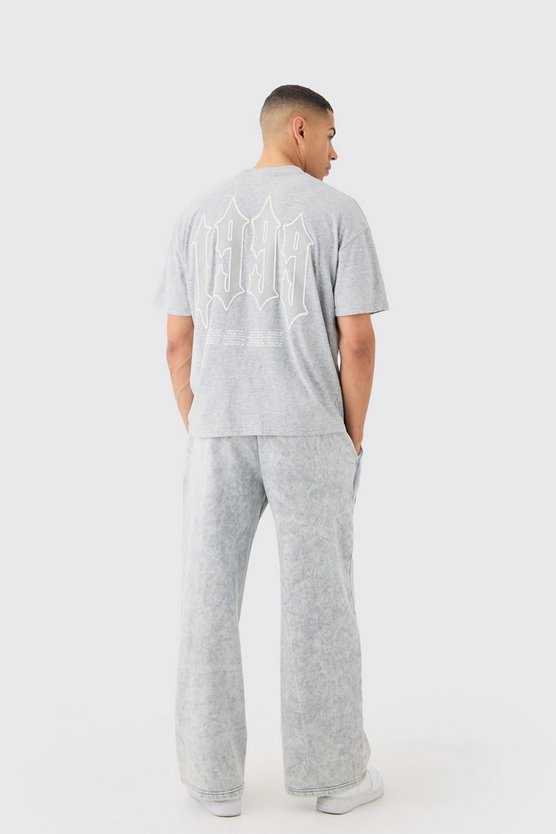 Oversize T-Shirt mit 1999-Print