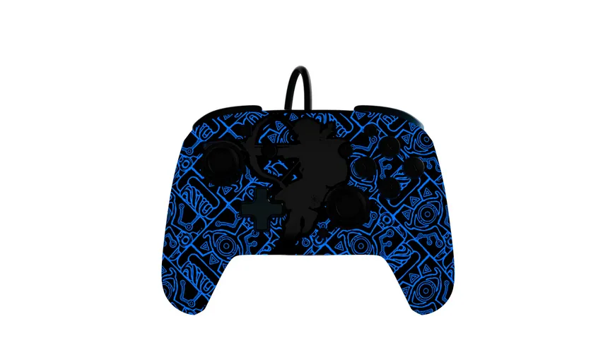 Nintendo Switch Sheikah Shoot Rematch Glow kabelgebundener Controller für Nintendo Switch, Nintendo Switch - OLED Model
