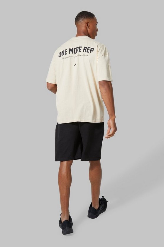 Oversize Active T-Shirt mit One More Rep Print