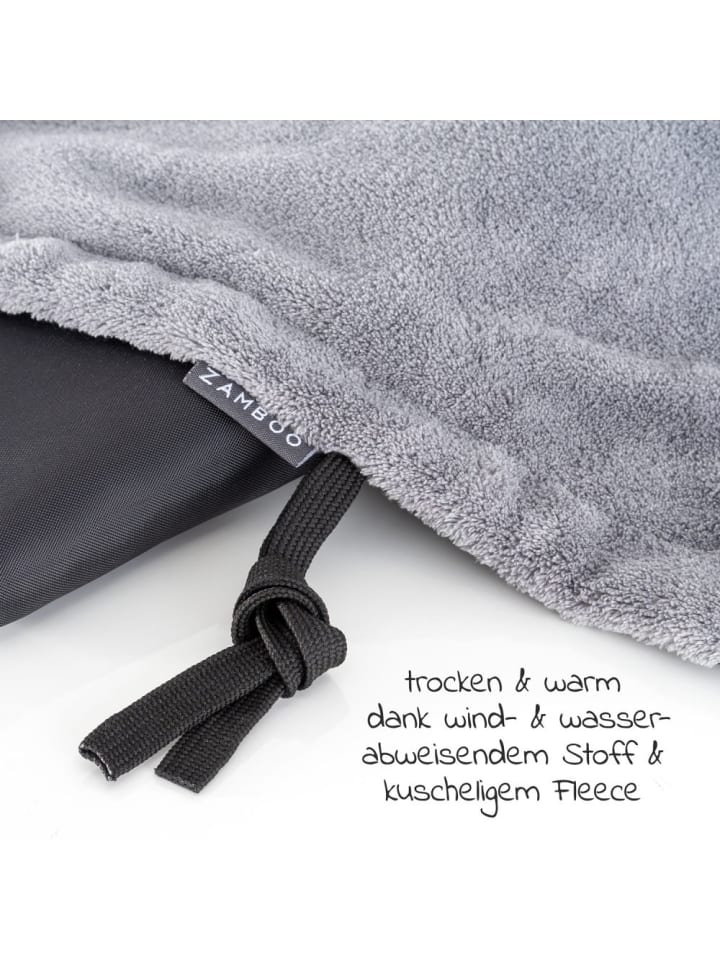 Zamboo Universal Fleece-Decke / Beindecke für Kinderwagen in grau günstig kaufen onesize