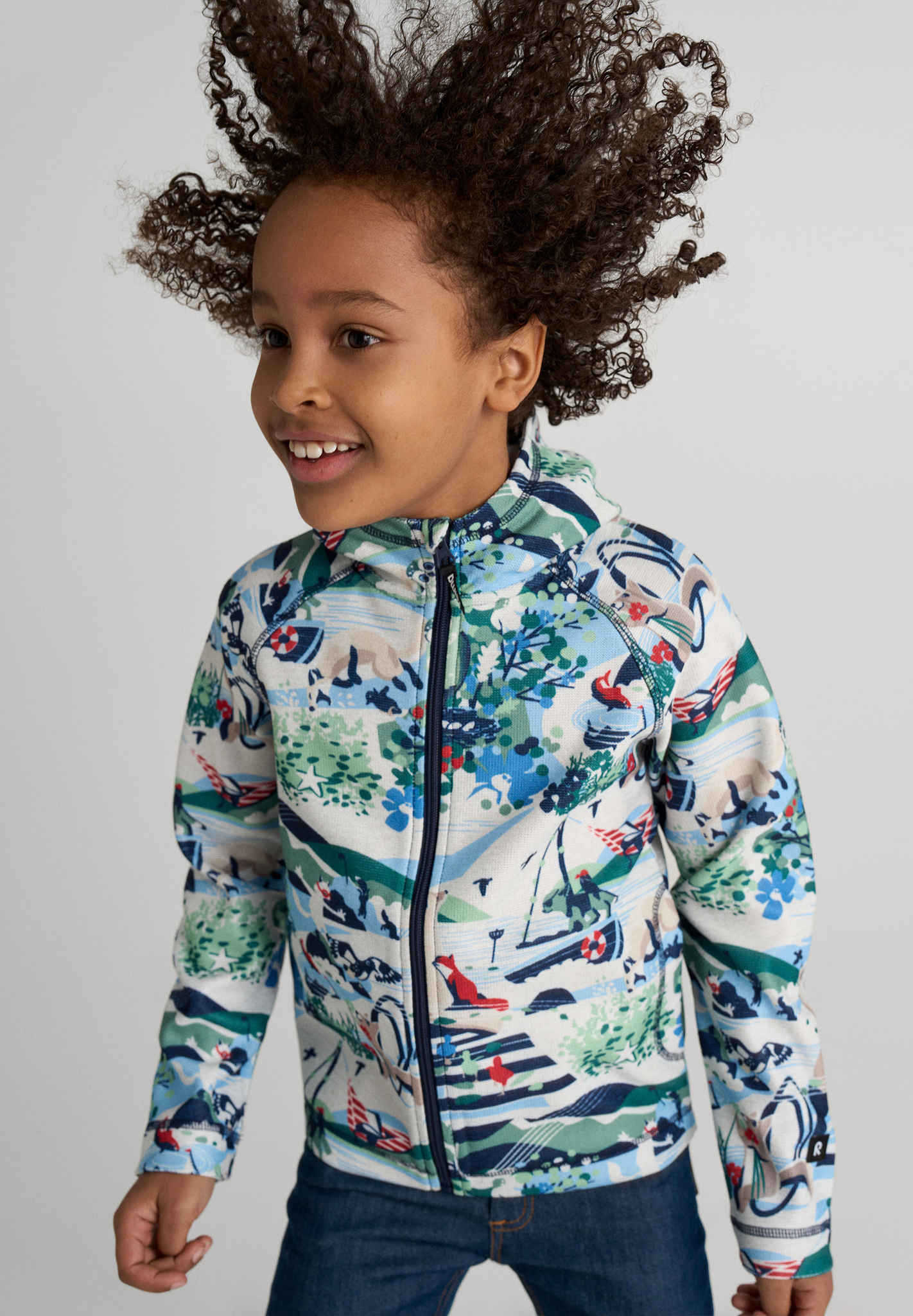 Kinder Strickfleecejacke Haave