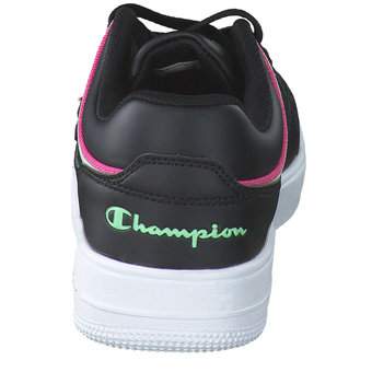 Champion Rebound Vintage Low Sneaker in schwarz