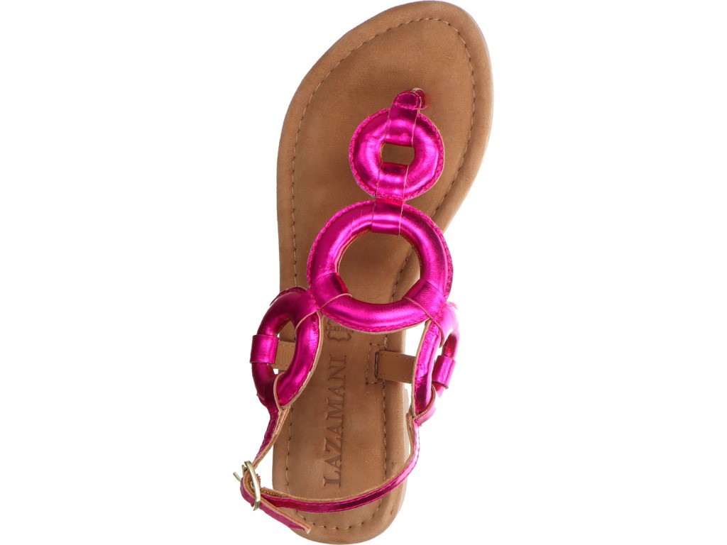 LAZAMANI Klassische Sandalen lila/pink