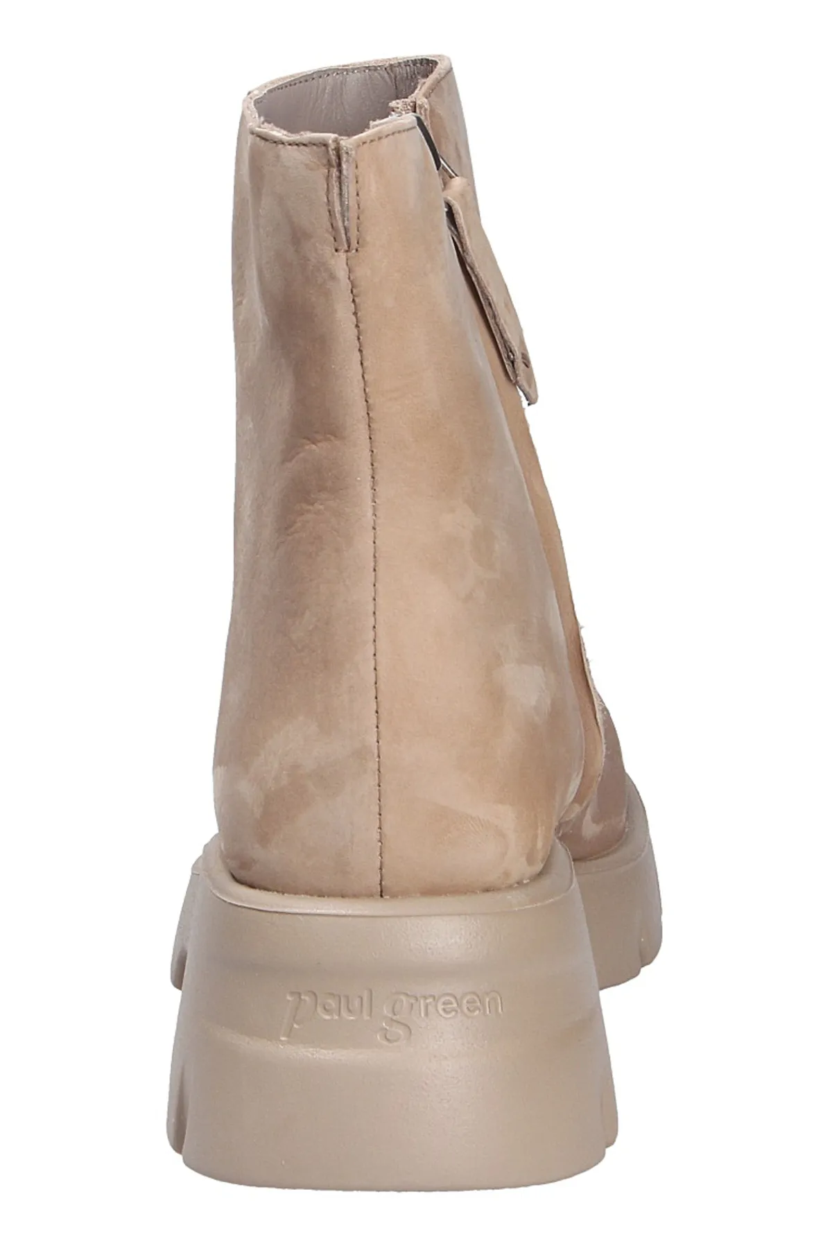 Paul Green  Stiefelette - Beige - Blockabsatz