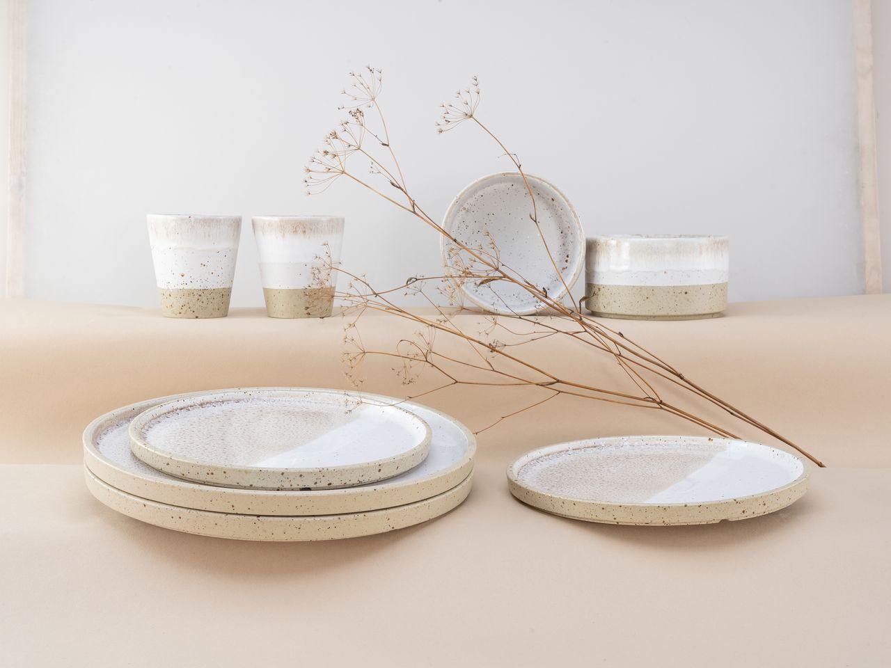 CreaTable Cosmos White Pepper Kombiset 8 tlg