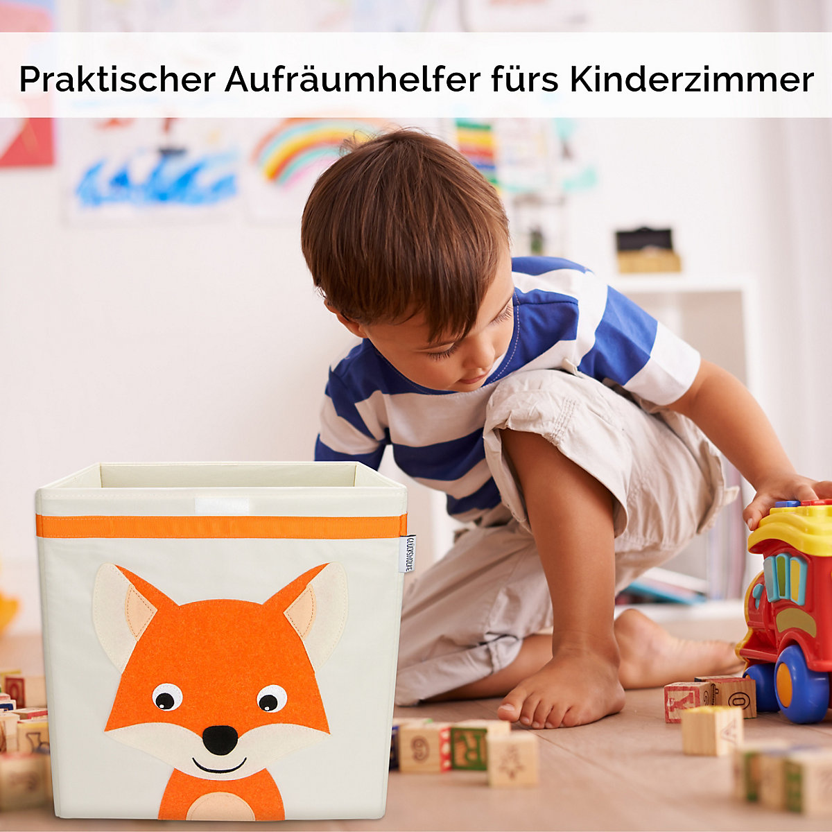Aufbewahrungsboxen - 15 Motive I Spielzeugkiste mit Deckel I Boxen zur Aufbewahrung im Kallax Regal I Kinderzimmer Deko