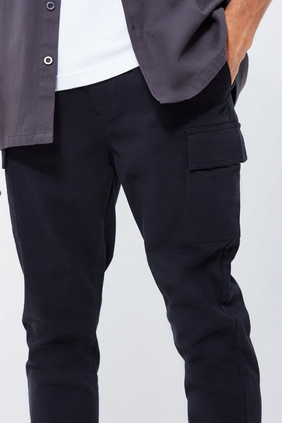 Tall Skinny Cargo-Hose mit elastischem Bund