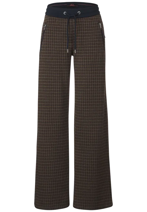 CECIL Hahnentritt Loose Fit Hose
