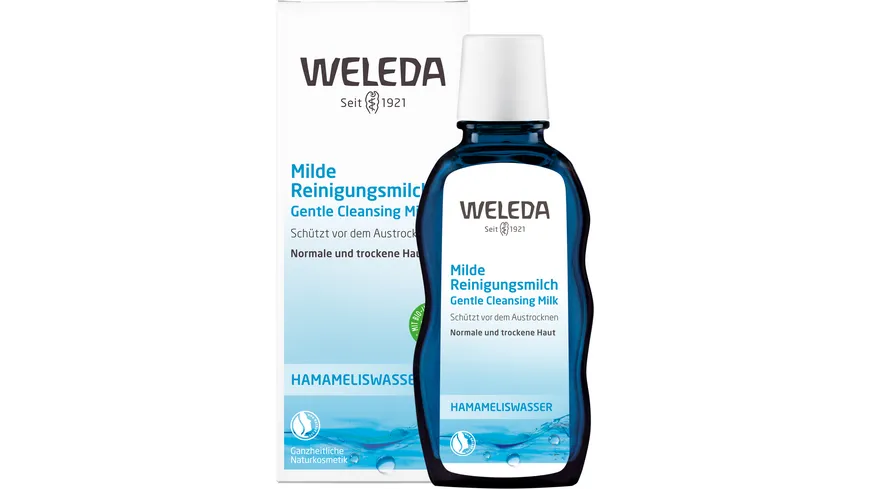 WELEDA HAMAMELISWASSER Milde Reinigungsmilch 100 ml
