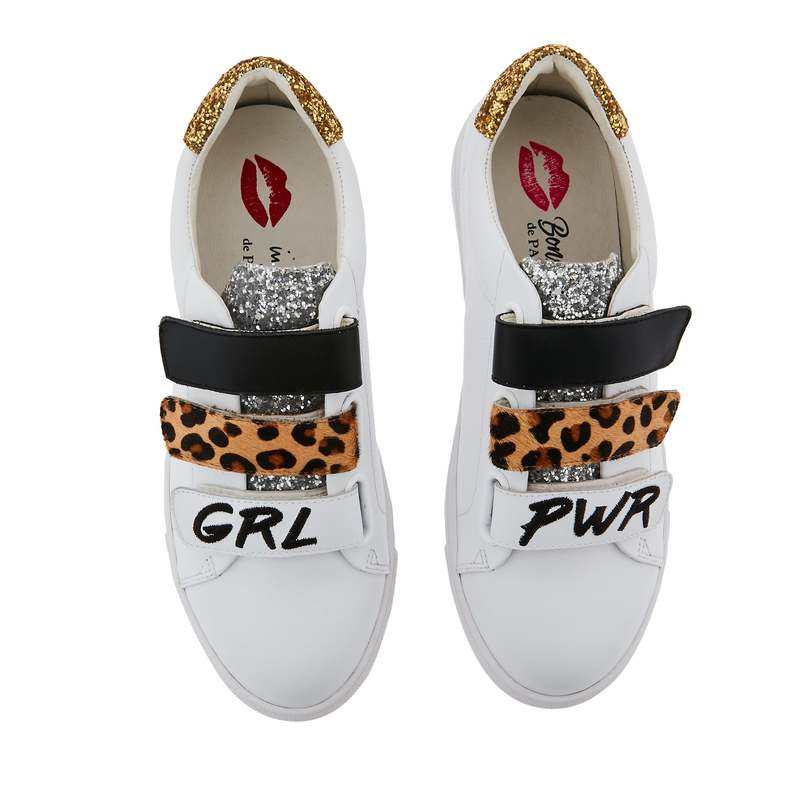Baskets en cuir Edith barbie grl pwr