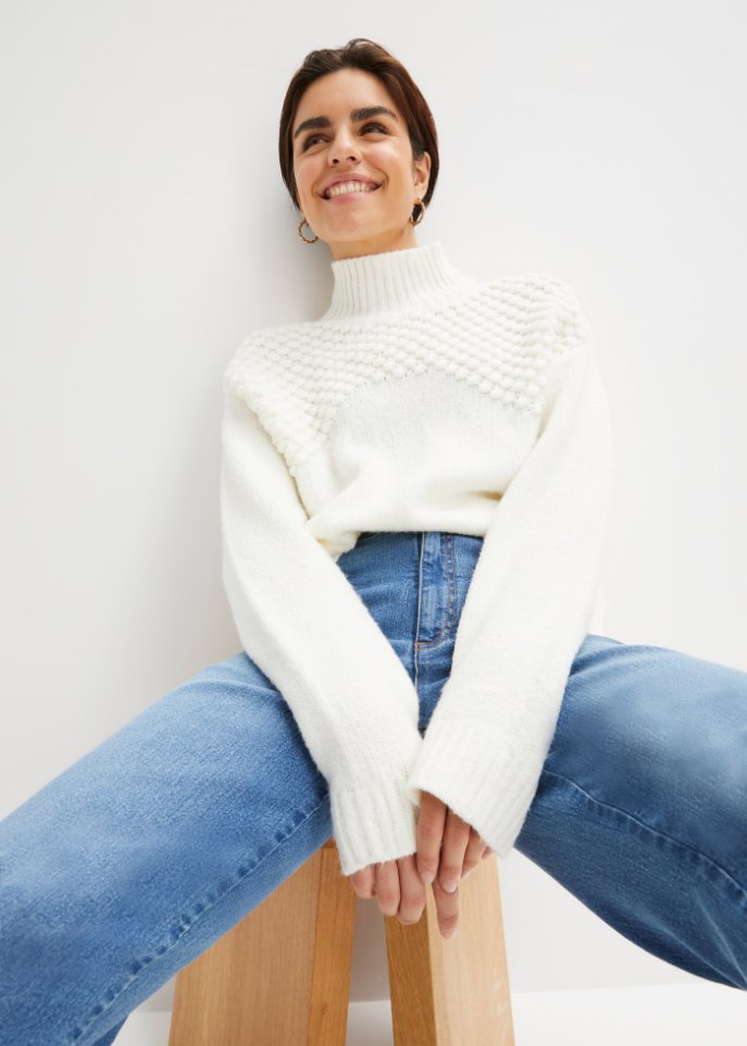 Pullover mit Struktur
