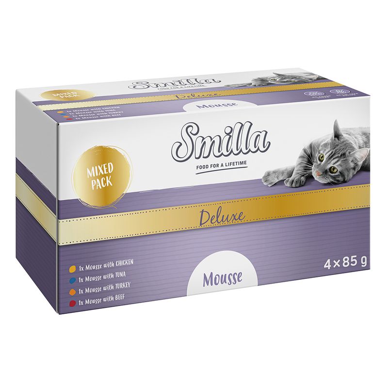 Probierpaket Smilla Deluxe Mousse & Häppchen 4 x 85 g | bitiba %