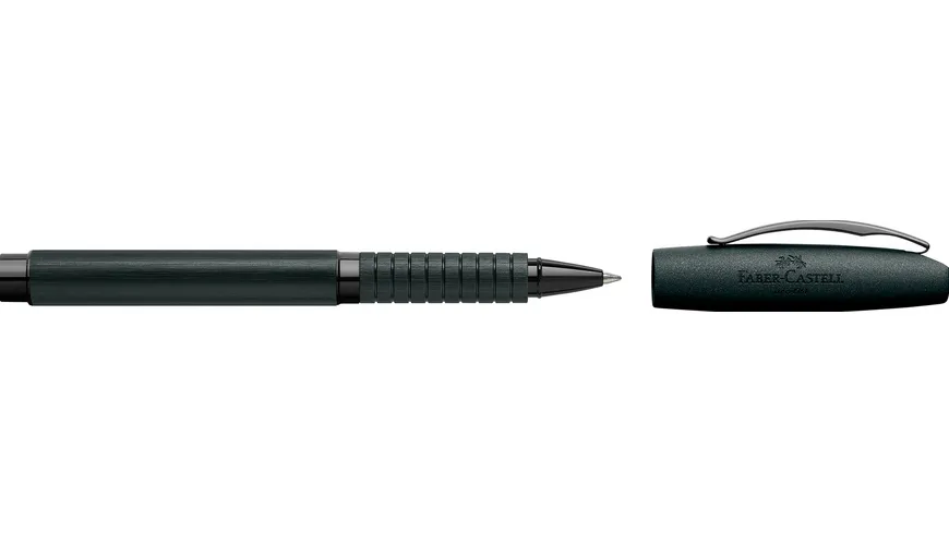 FABER-CASTELL Tintenroller Essentio Aluminium Schwarz