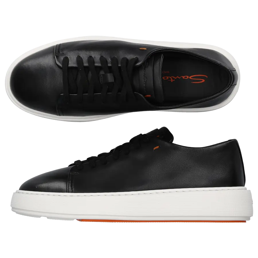 Santoni - Sneaker low 60994 Nappaleder - schwarz