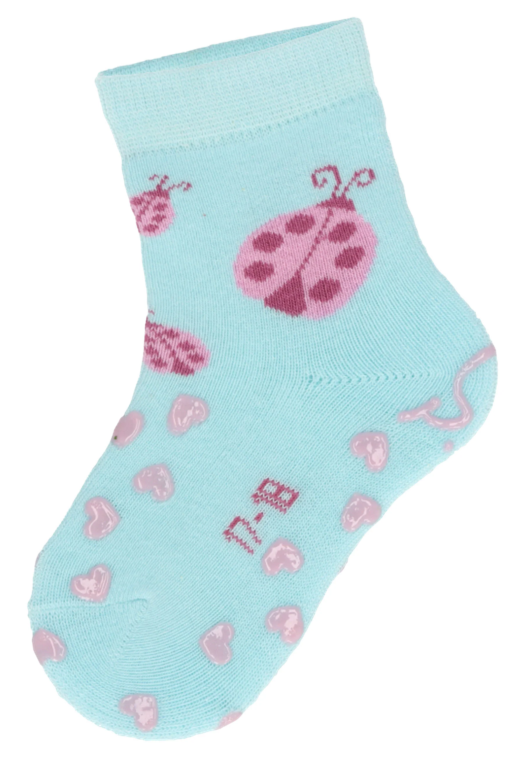 ABS Krabbelsocken im 2er Pack mit Motiv Schmetterling