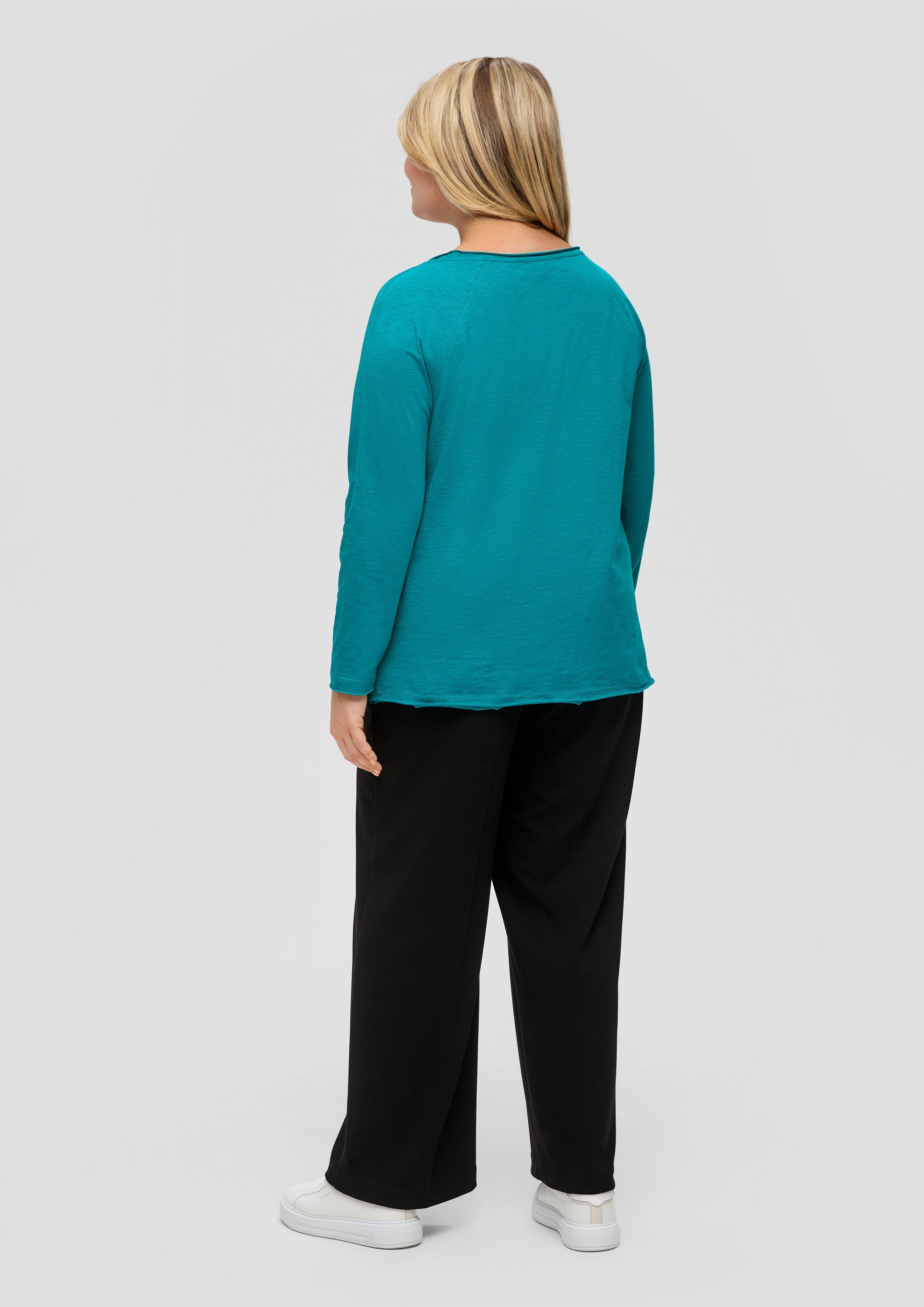 Longsleeve mit Flammgarn-Struktur  2149227-6680