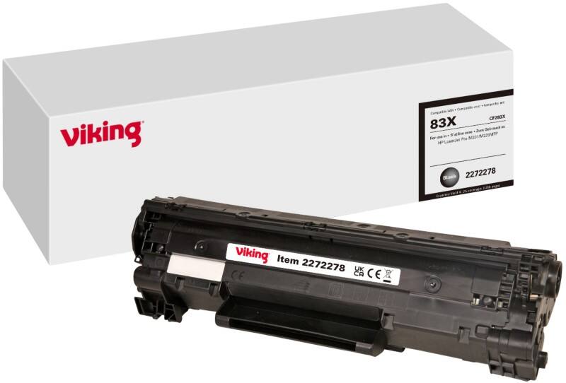Viking 83X Kompatibel HP Tonerkartusche CF283X Schwarz