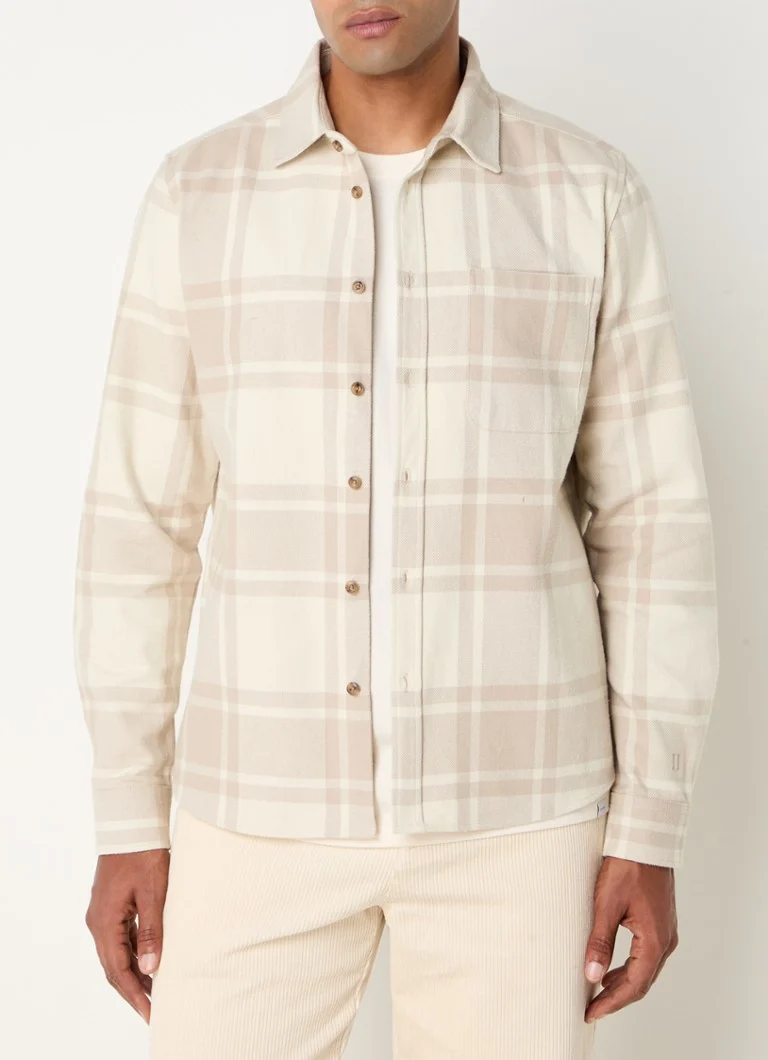 Les Deux Jeremy overshirt with checked design