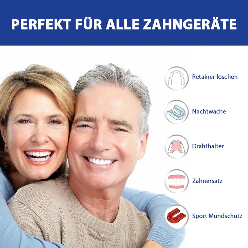 TUABUR Mundpflegecenter Zahnprothesen-Reinigungstabletten, frischer Atem, Mundpflege, 100-tlg.