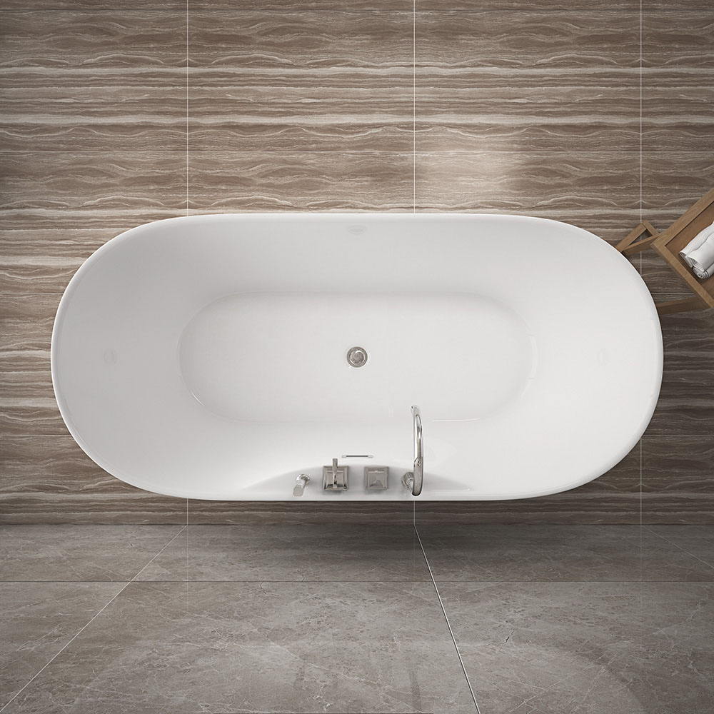 Home Deluxe Badewanne LENI mit Armatur