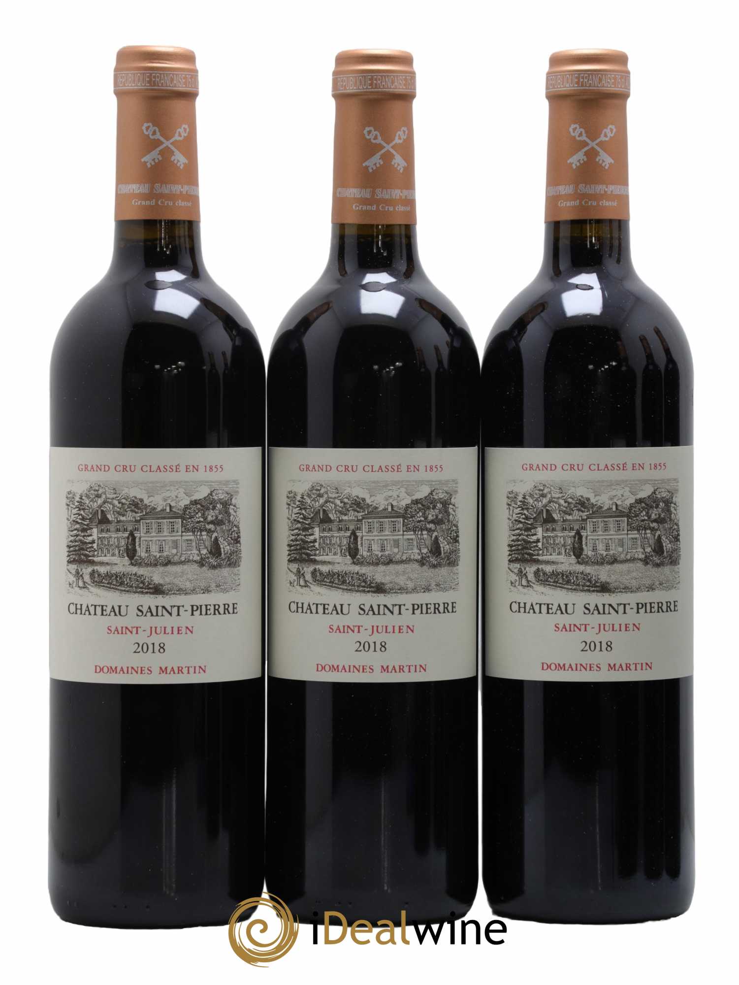 Château Saint-Pierre 4ème Grand Cru Classé  2018 - Lot de 6 Bouteilles