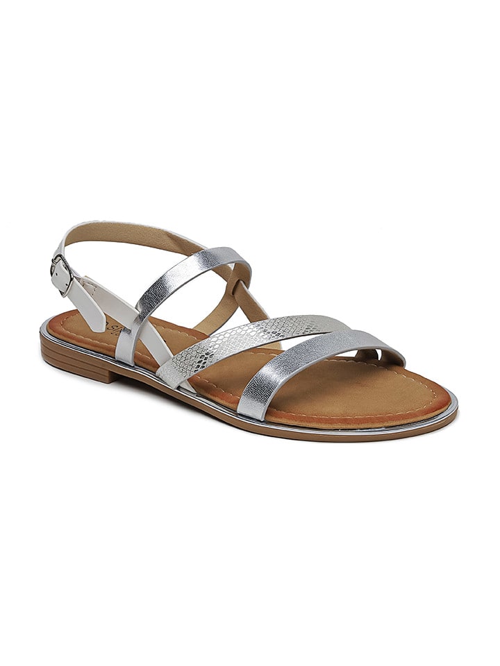 Sixth Sens Sandalen in Silber günstig kaufen