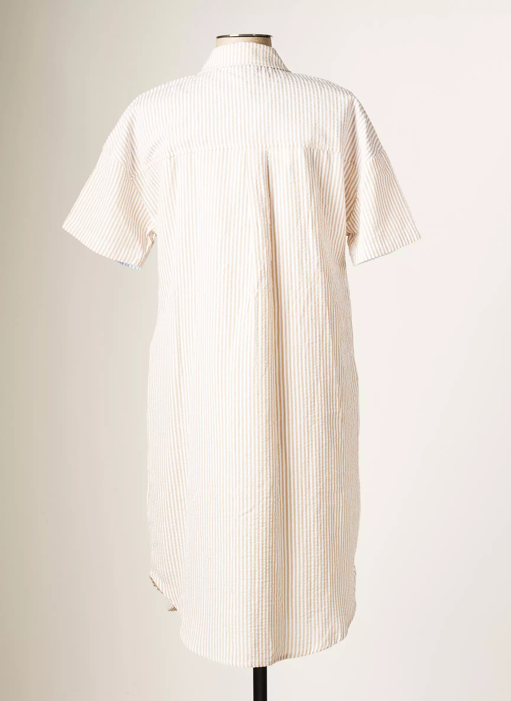 Numph Robes Mi Longues Femme couleur beige