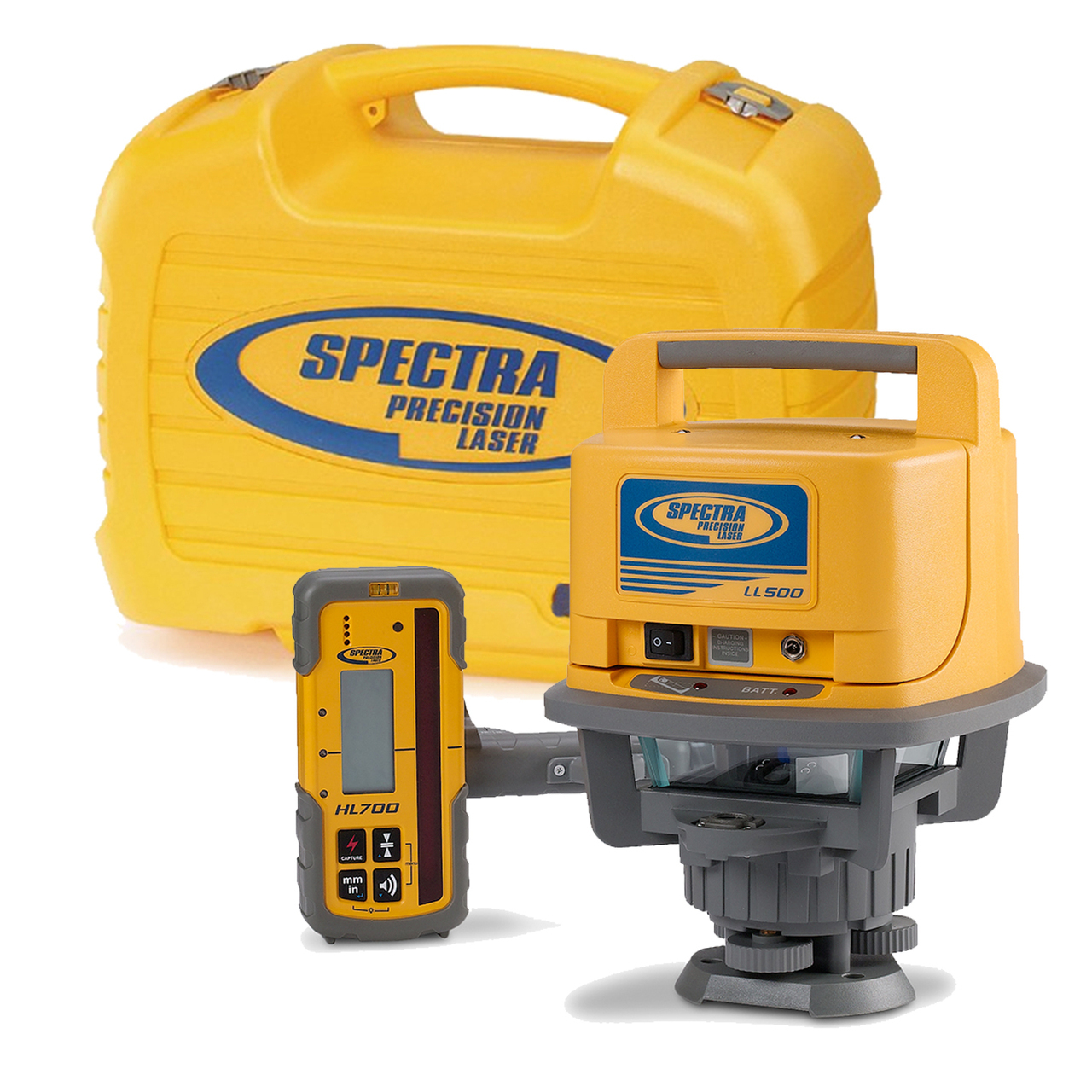 Spectra Physics 601827 LL500 Građevinski laser (punjiv) + prijemnik HL700 + stativ