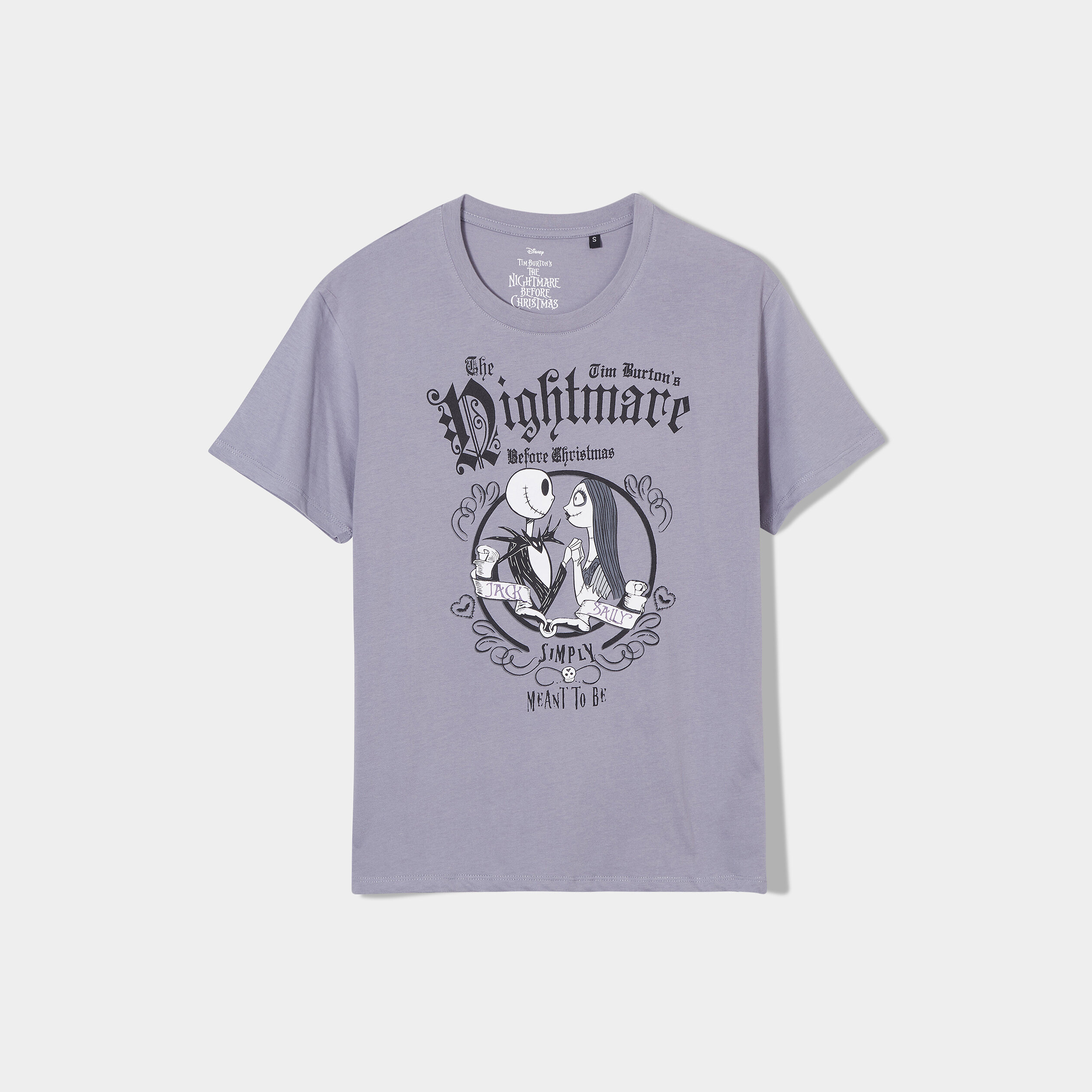T-shirt Étrange Noël de Monsieur Jack gris homme | La Halle