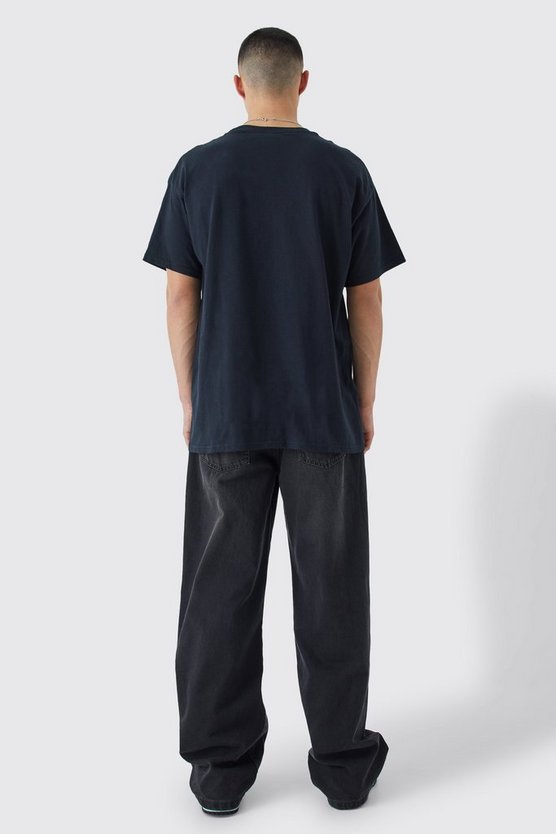 Oversize T-Shirt mit lizenziertem Ghost Band Print