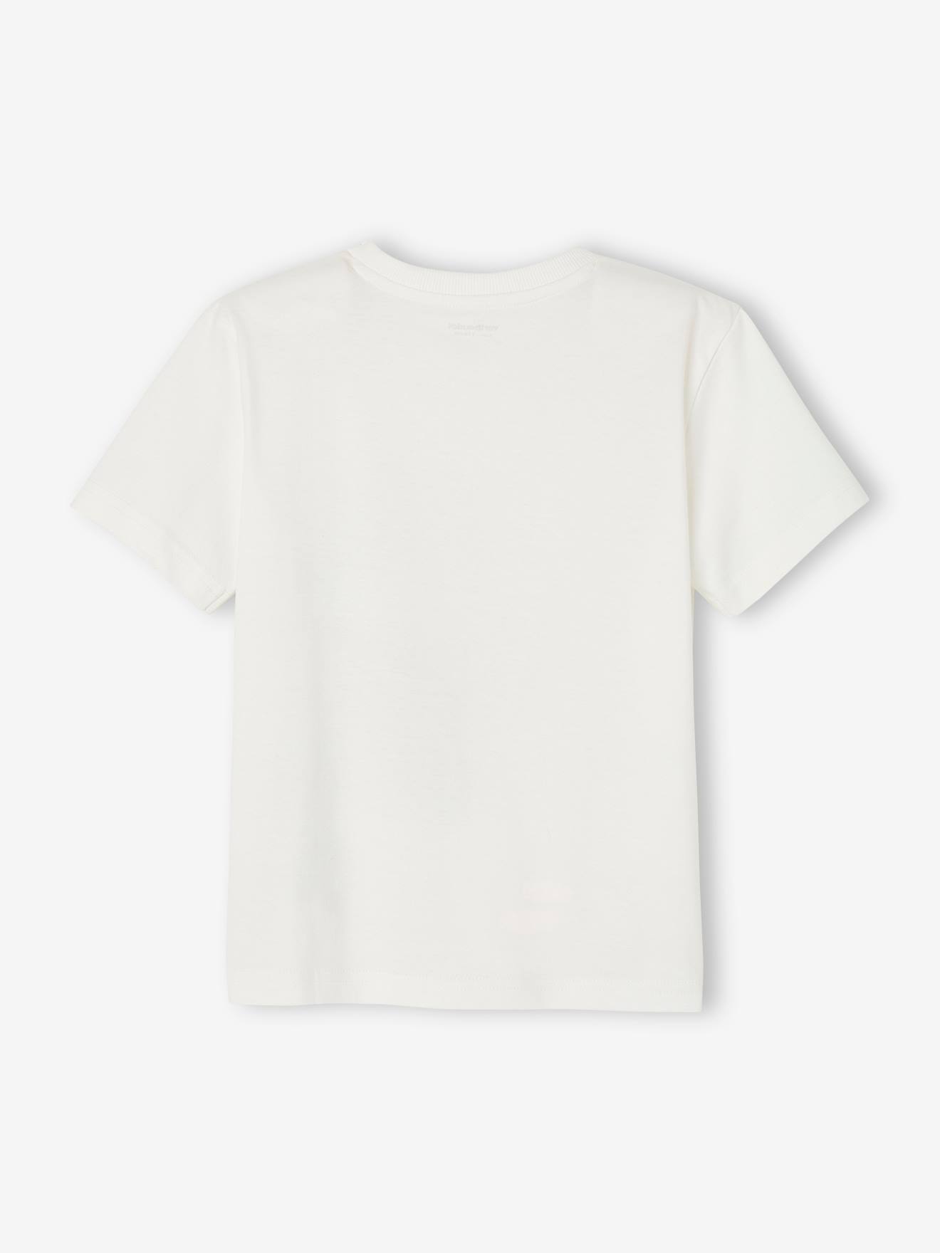 T-shirt garçon motif effet 3-D bleu électrique