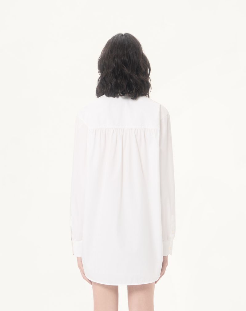 Katoenen poplin top