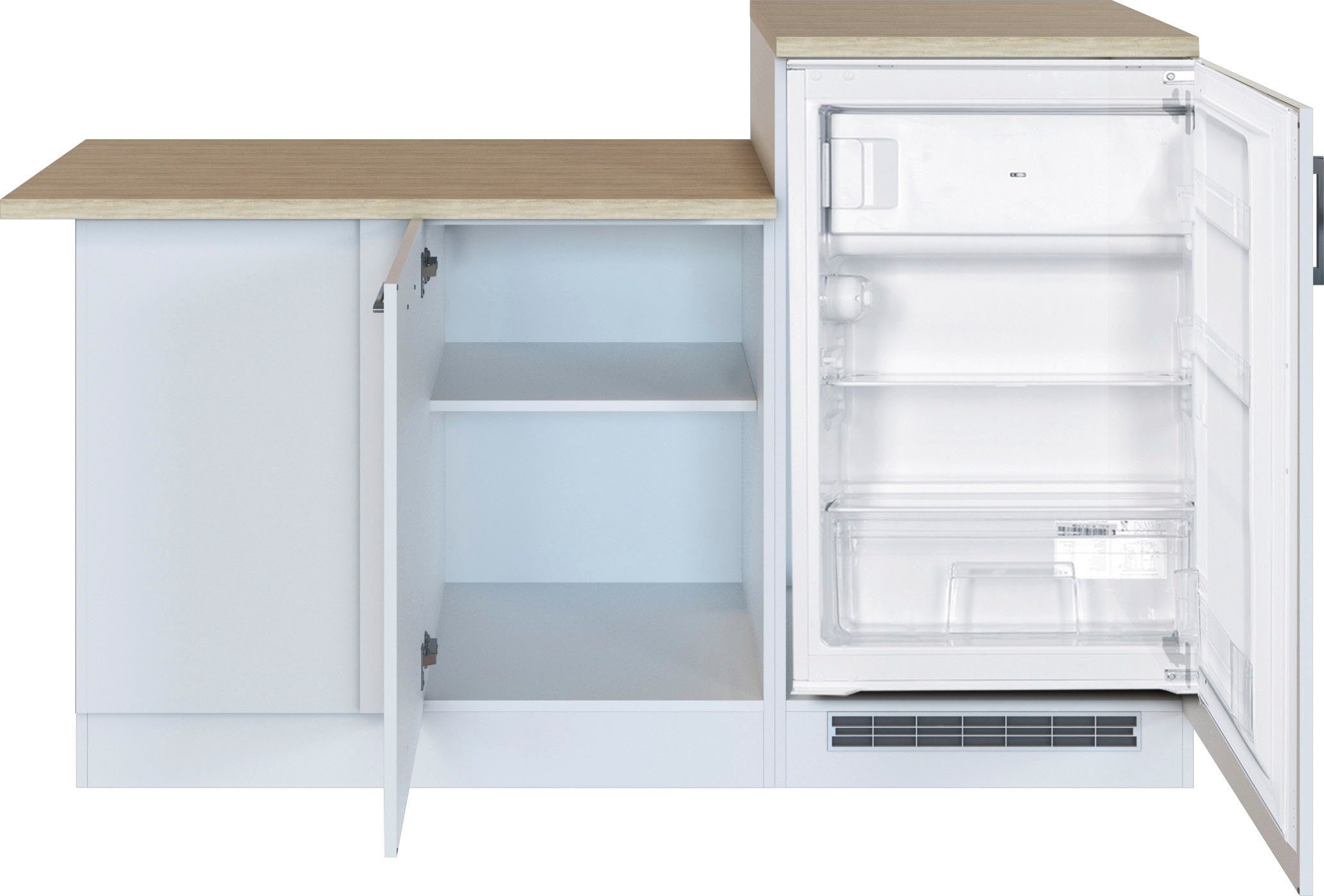 HELD MÖBEL Küche Mali, Stellbreite 210/170 cm, mit E-Geräten