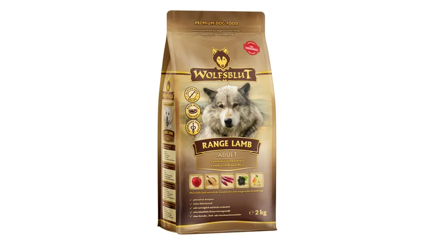 Wolfsblut Hundetrockenfutter Range Lamb Lamm & Reis 2 kg